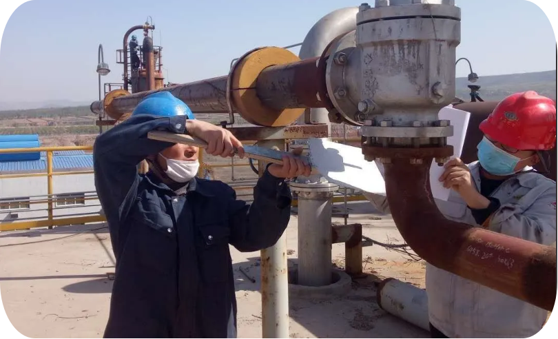 油庫管線吹掃工作圓滿完成，保障油品運輸安全